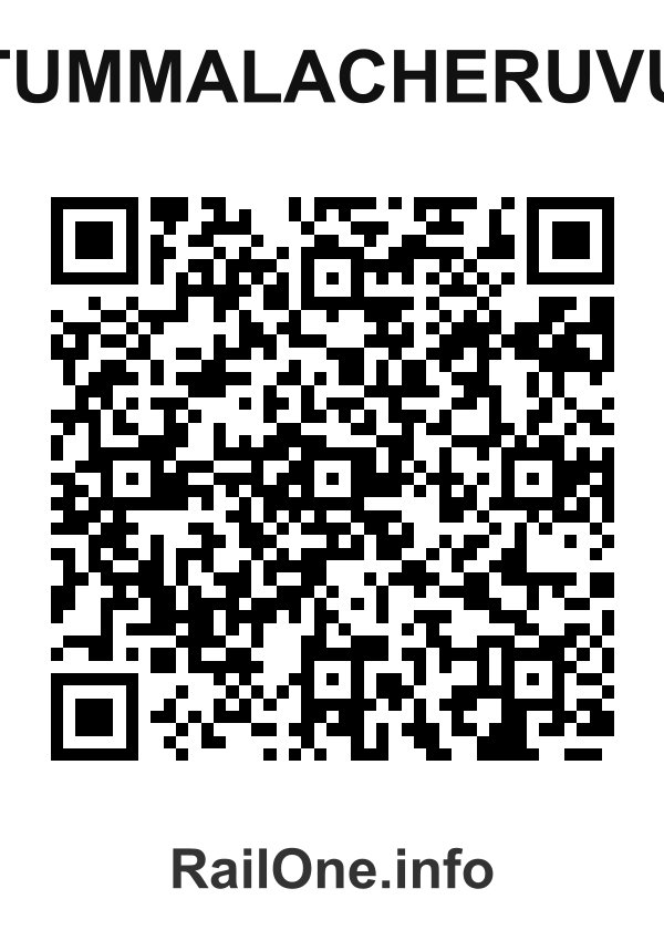 RailOne QR Code for Tummalacheruvu station