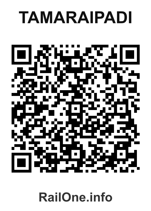 RailOne QR Code for Tamaraipadi station