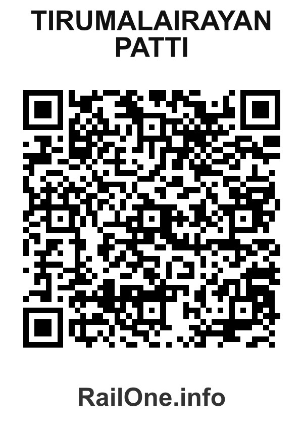 RailOne QR Code for Tirumalairayan Patti station