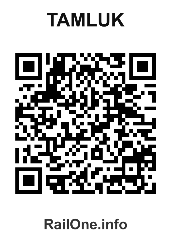 RailOne QR Code for Tamluk station