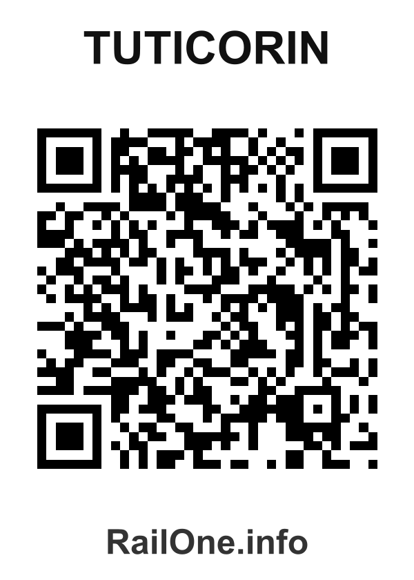 RailOne QR Code for Tuticorin station