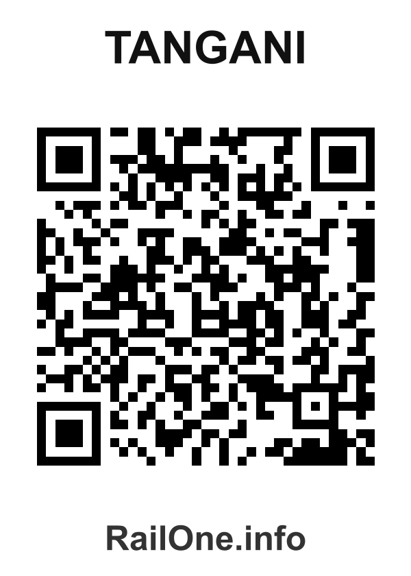 RailOne QR Code for Tangani station