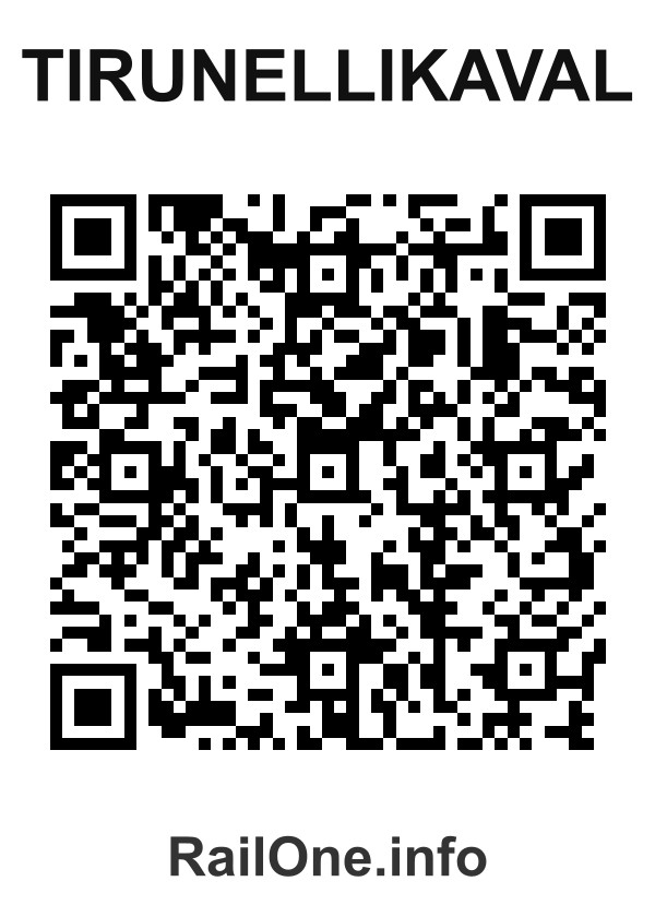 RailOne QR Code for Tirunellikaval station