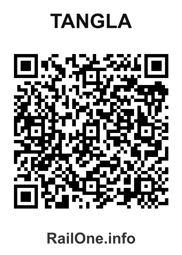 RailOne QR Code for Tangla station