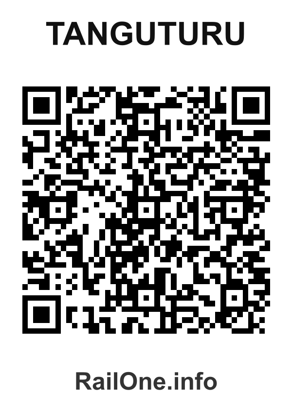RailOne QR Code for Tanguturu station