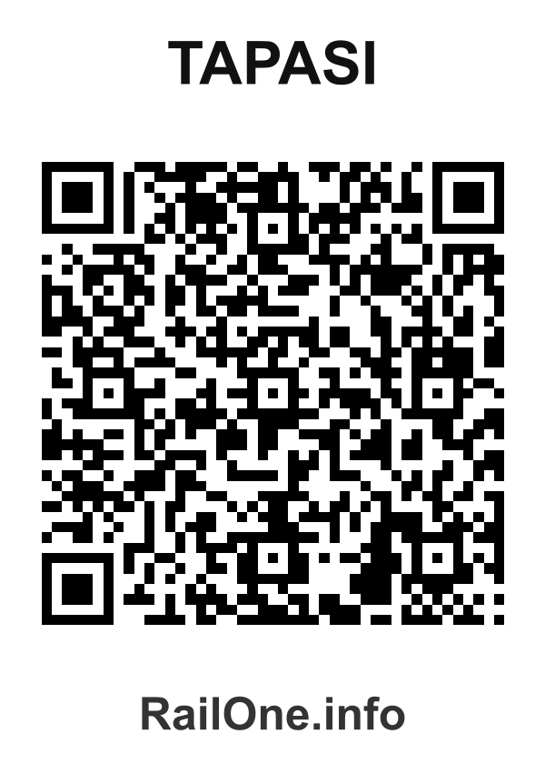 RailOne QR Code for Tapasi station