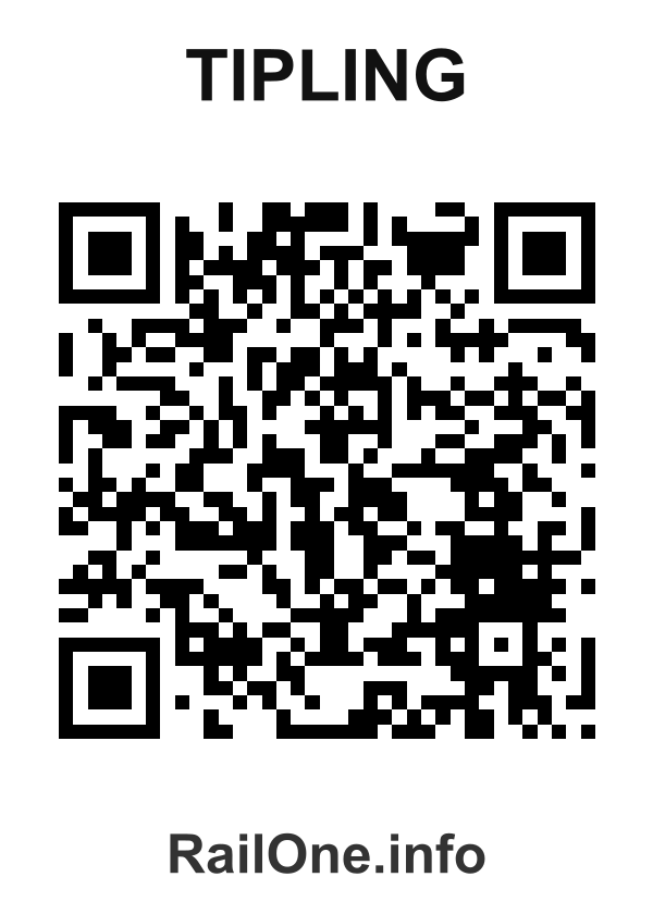 RailOne QR Code for Tipling station