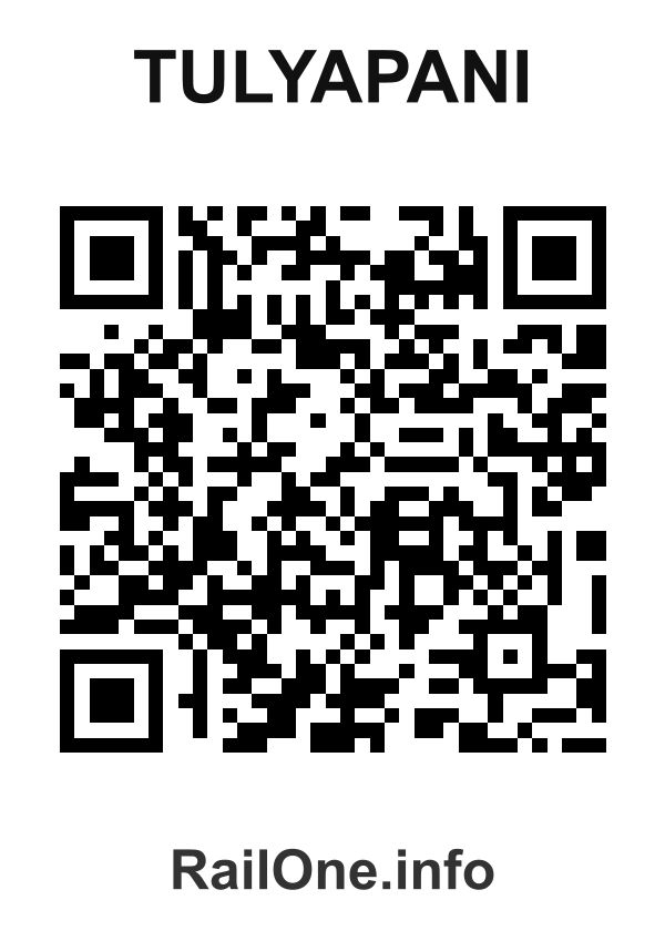 RailOne QR Code for Tulyapani station