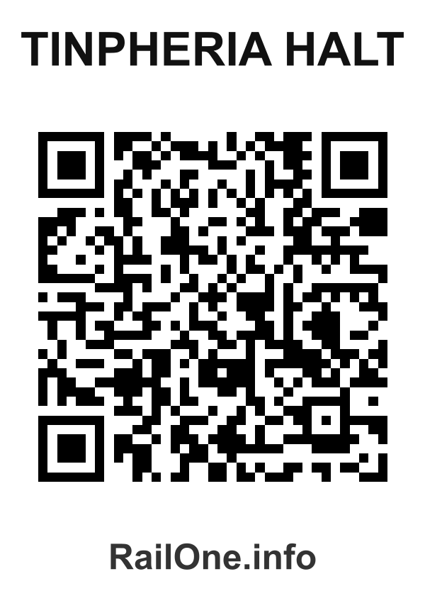 RailOne QR Code for Tinpheria Halt station