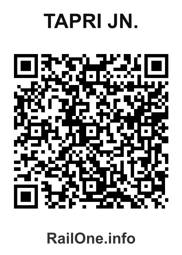 RailOne QR Code for Tapri Jn. station