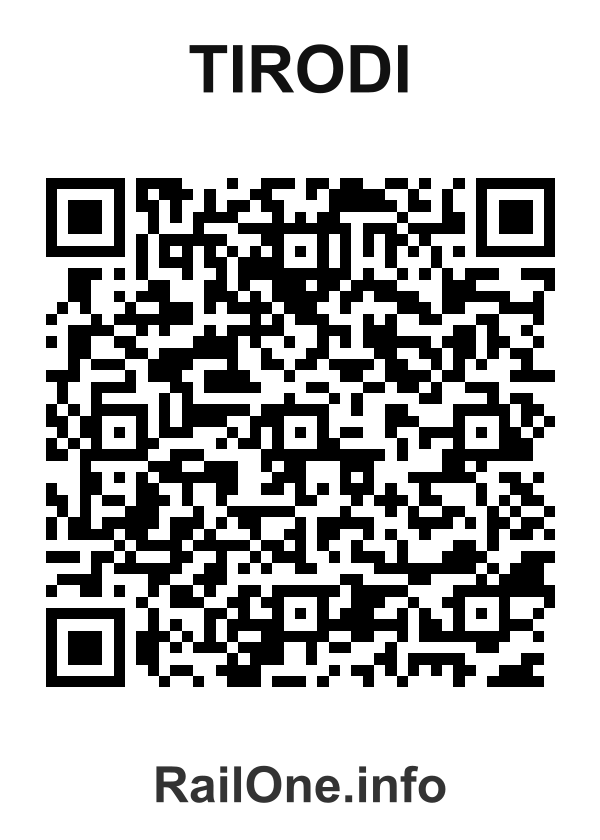RailOne QR Code for Tirodi station