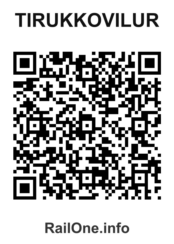 RailOne QR Code for Tirukkovilur station