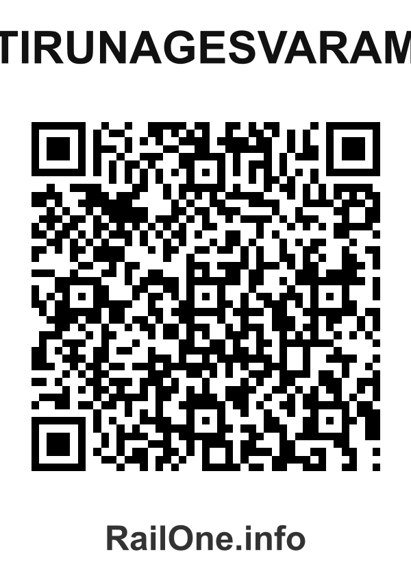 RailOne QR Code for Tirunagesvaram station