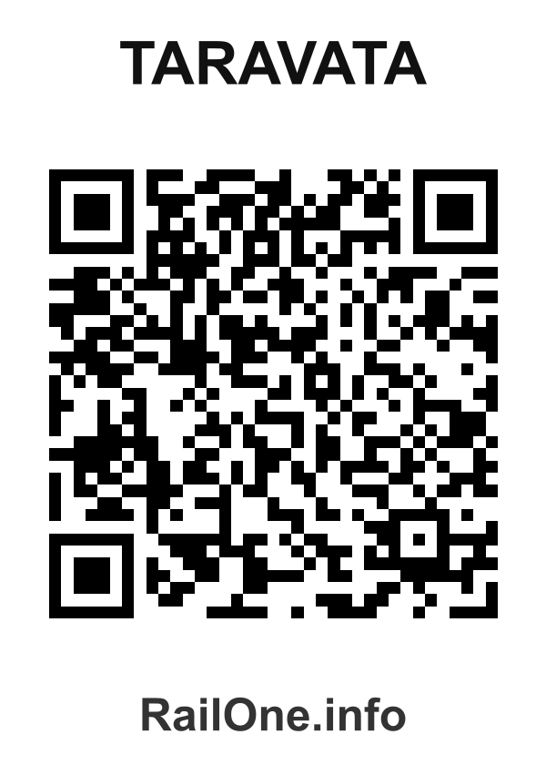 RailOne QR Code for Taravata station