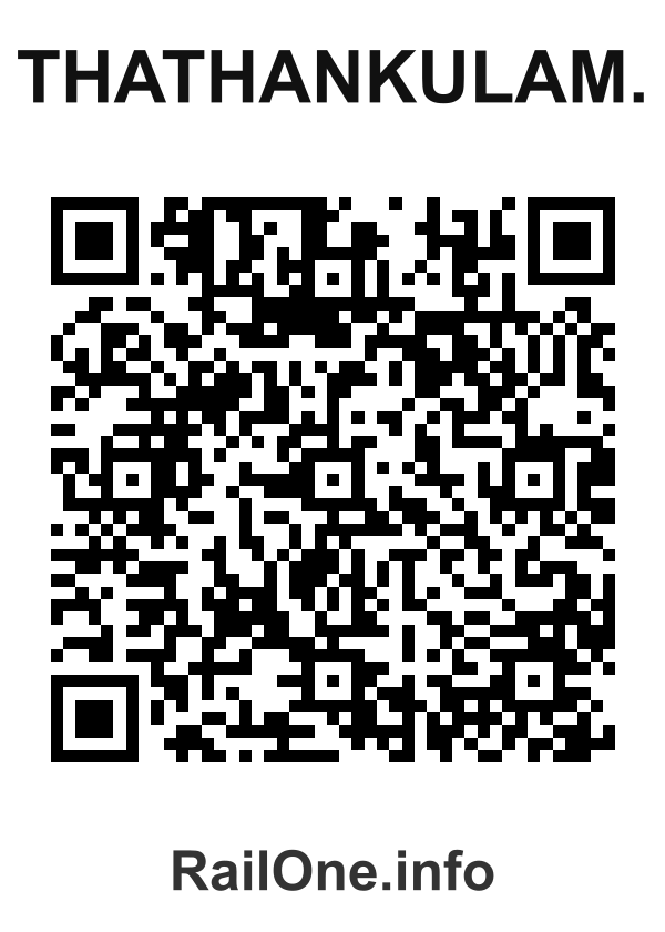 RailOne QR Code for Thathankulam. station