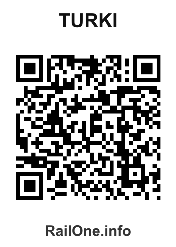 RailOne QR Code for Turki station