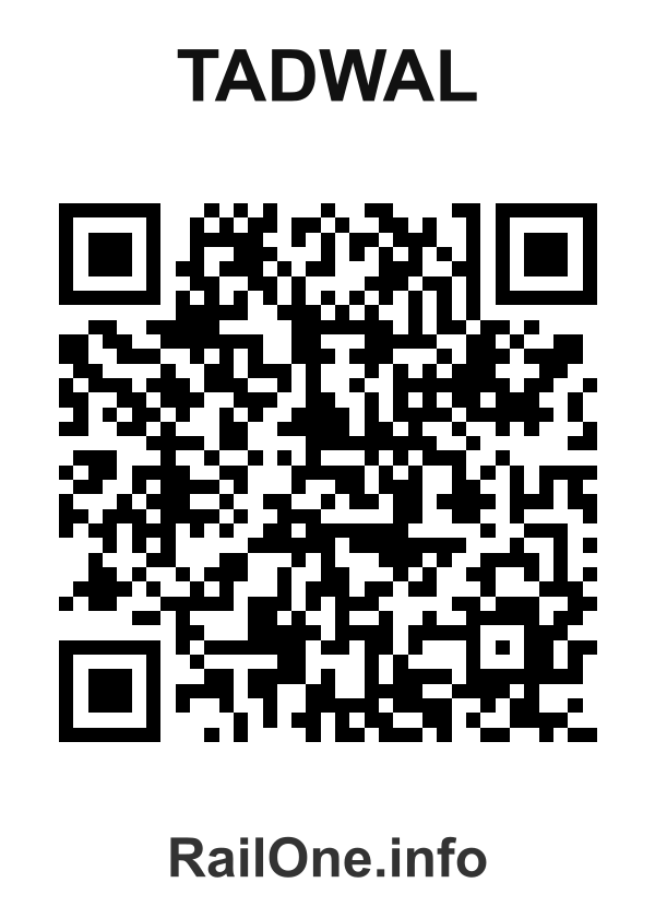 RailOne QR Code for Tadwal station