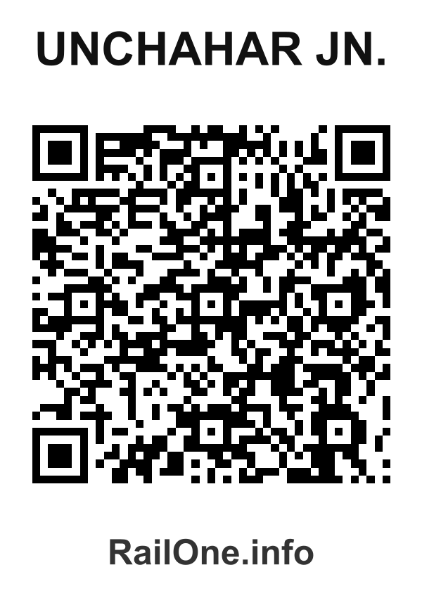 RailOne QR Code for Unchahar Jn. station
