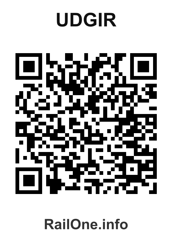 RailOne QR Code for Udgir station