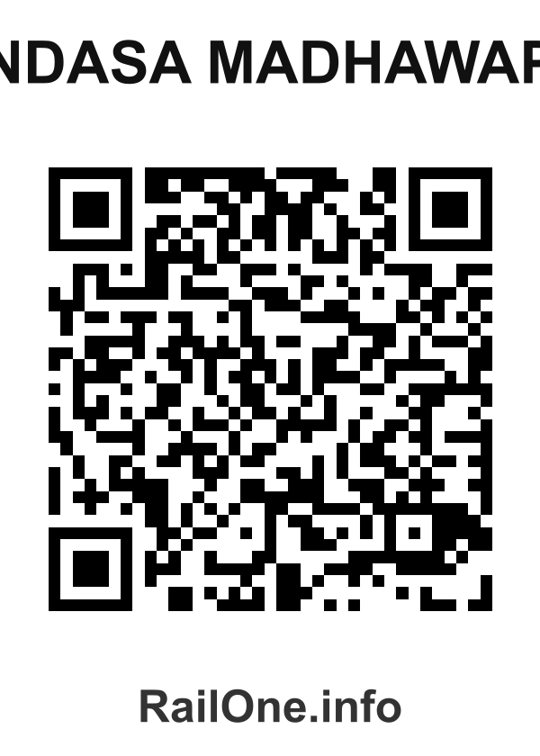 RailOne QR Code for Undasa Madhawapu station