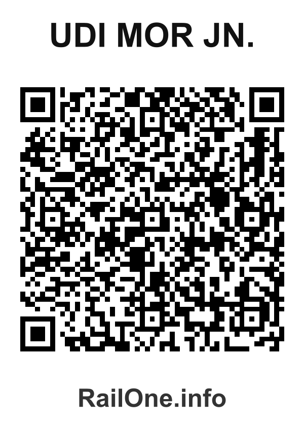 RailOne QR Code for Udi Mor Jn. station