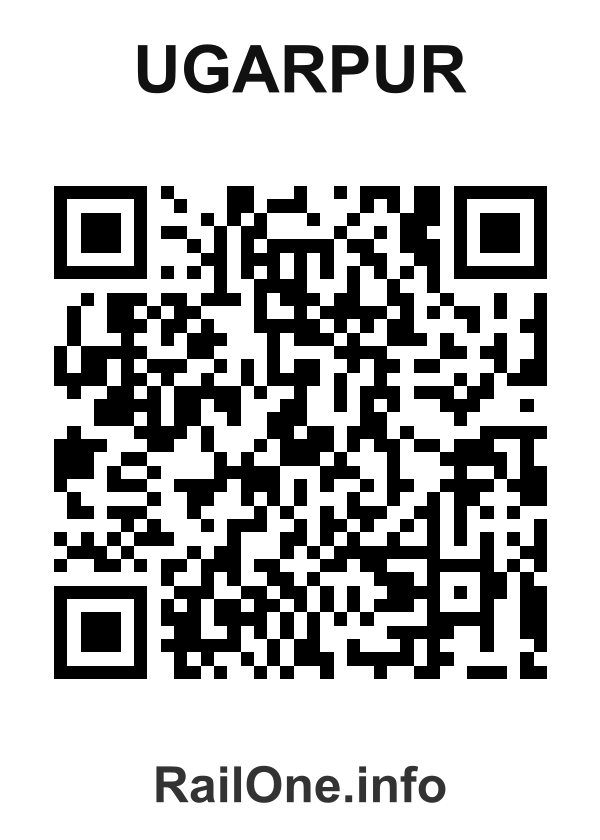 RailOne QR Code for Ugarpur station