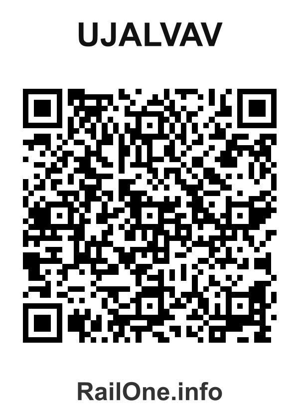 RailOne QR Code for Ujalvav station