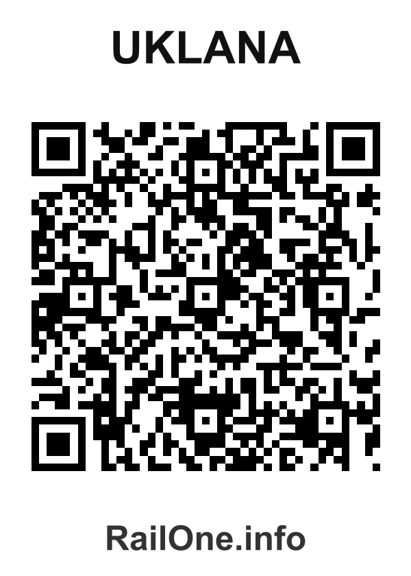 RailOne QR Code for Uklana station