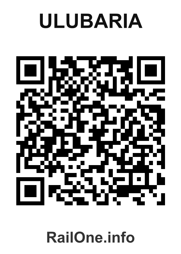 RailOne QR Code for Ulubaria station