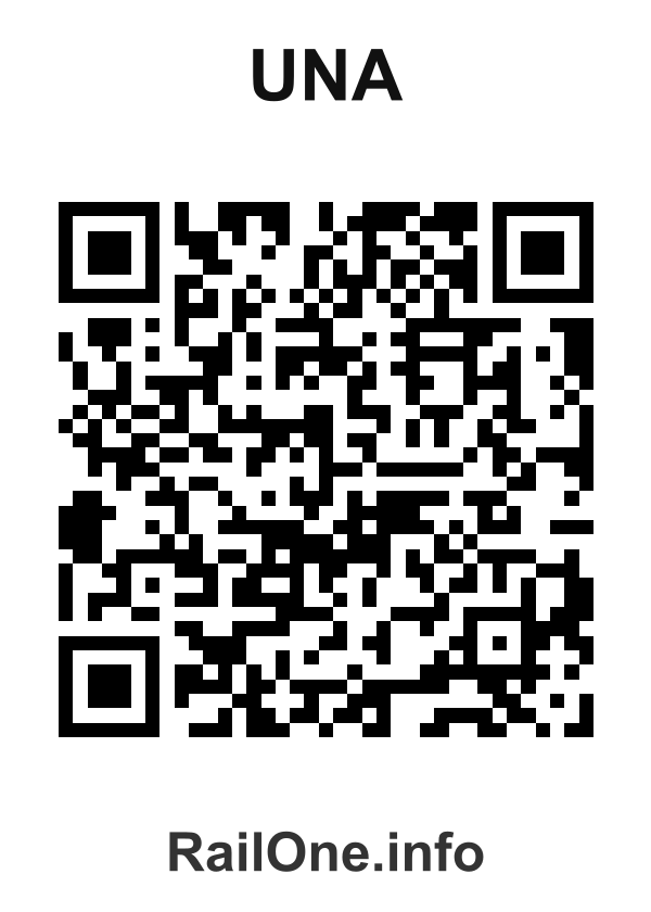 RailOne QR Code for Una station