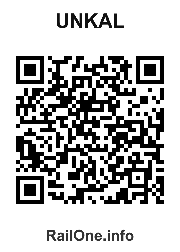 RailOne QR Code for Unkal station