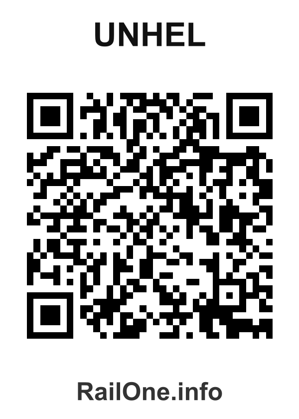 RailOne QR Code for Unhel station