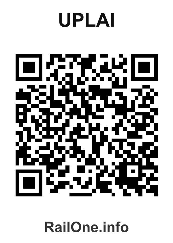 RailOne QR Code for Uplai station