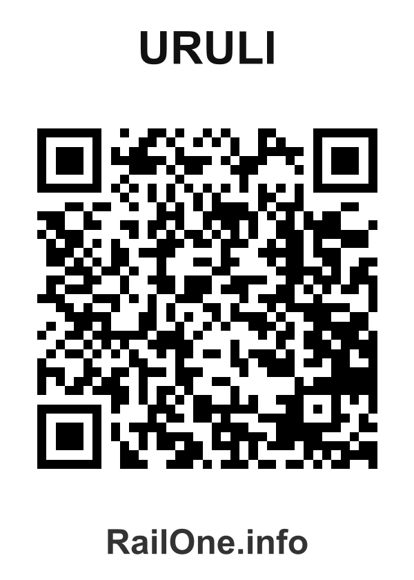 RailOne QR Code for Uruli station
