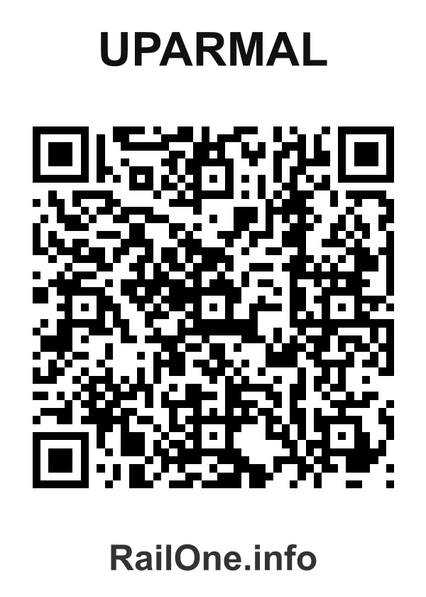 RailOne QR Code for Uparmal station