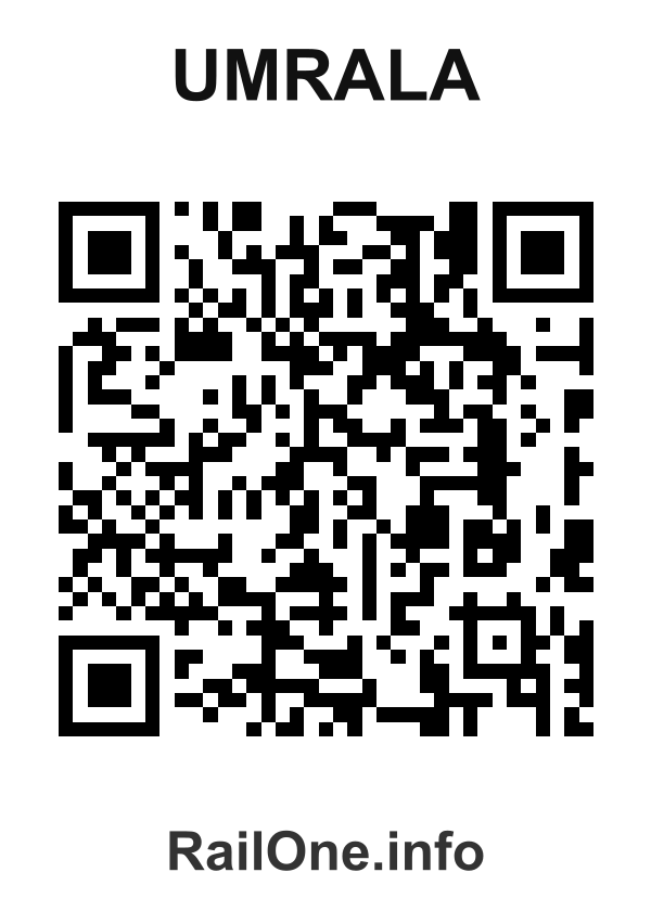 RailOne QR Code for Umrala station