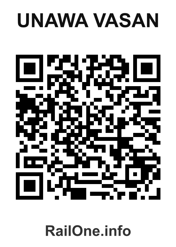 RailOne QR Code for Unawa Vasan station