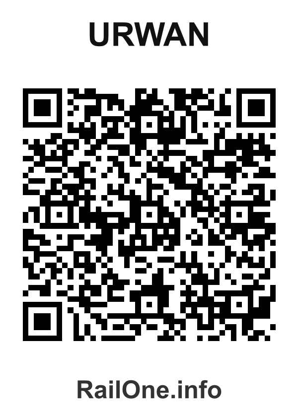 RailOne QR Code for Urwan station