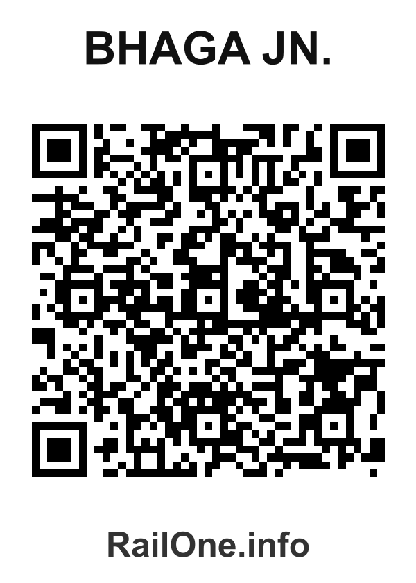 RailOne QR Code for Bhaga Jn. station
