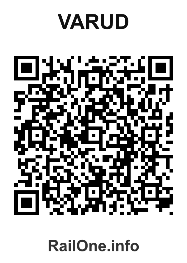 RailOne QR Code for Varud station