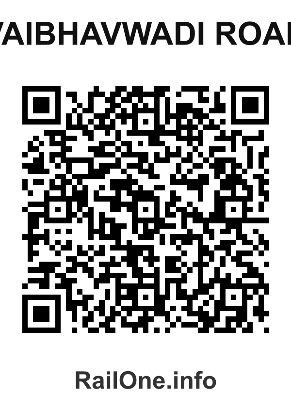 RailOne QR Code for Vaibhavwadi Road station