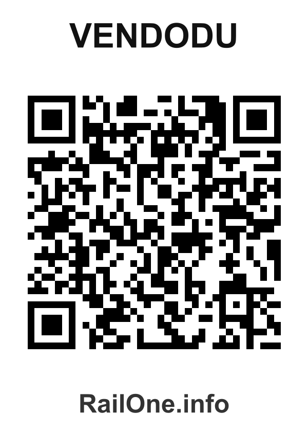 RailOne QR Code for Vendodu station