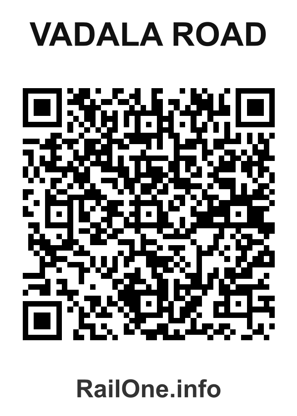 RailOne QR Code for Vadala Road station