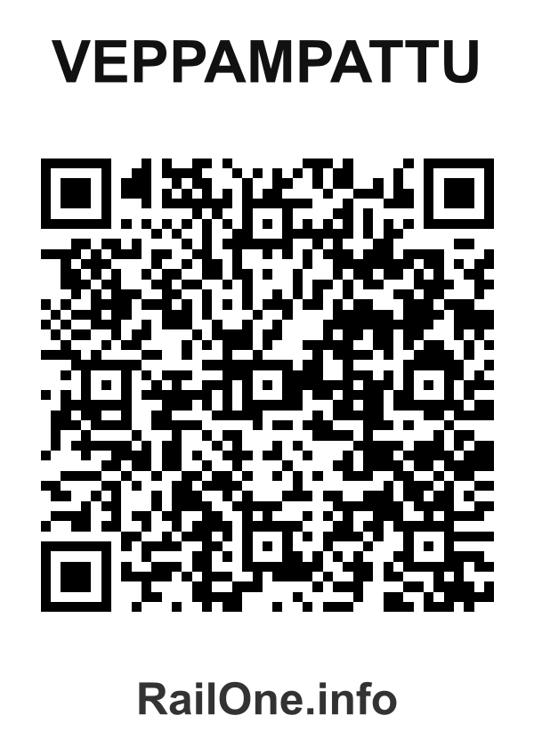 RailOne QR Code for Veppampattu station