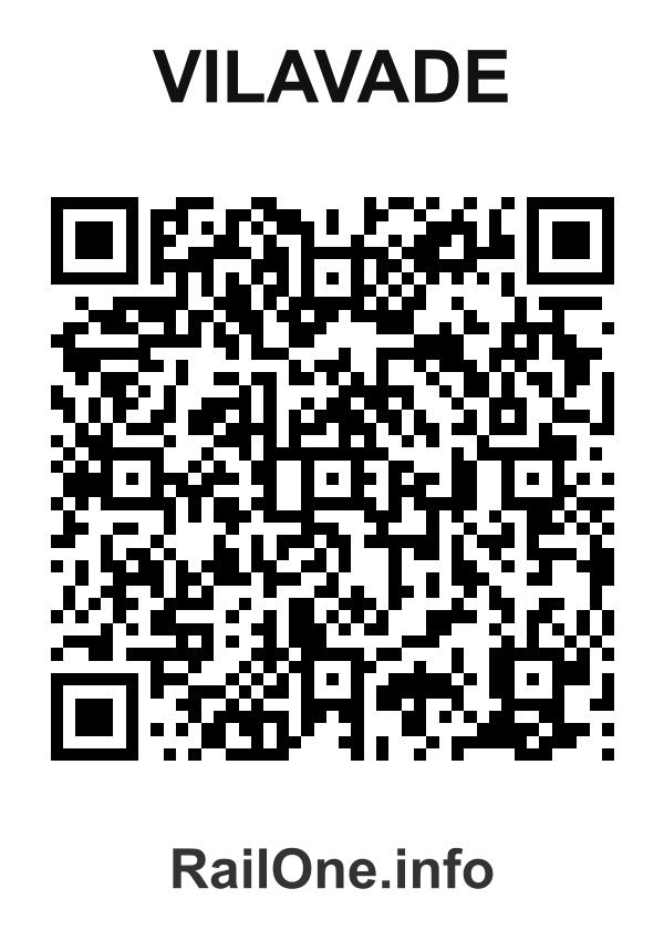 RailOne QR Code for Vilavade station