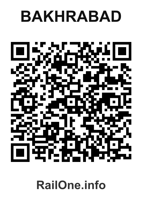 RailOne QR Code for Bakhrabad station