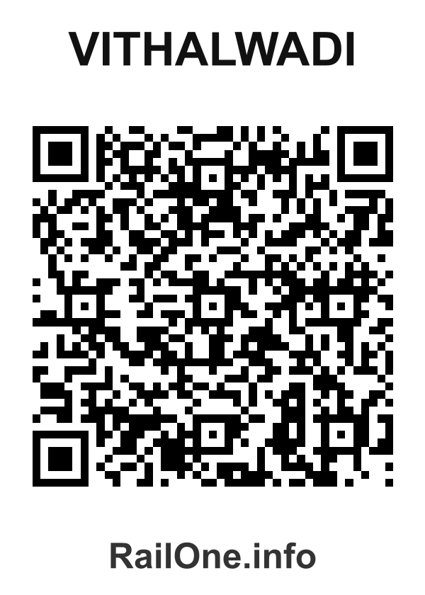RailOne QR Code for Vithalwadi station