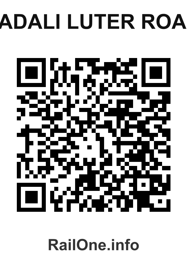 RailOne QR Code for Vadali Luter Road station
