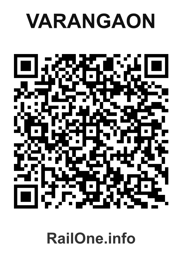 RailOne QR Code for Varangaon station