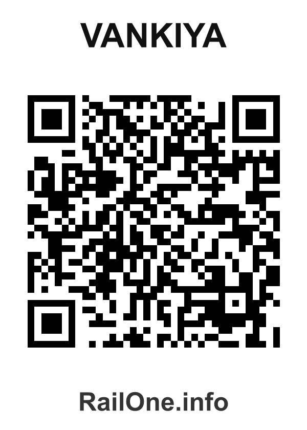 RailOne QR Code for Vankiya station
